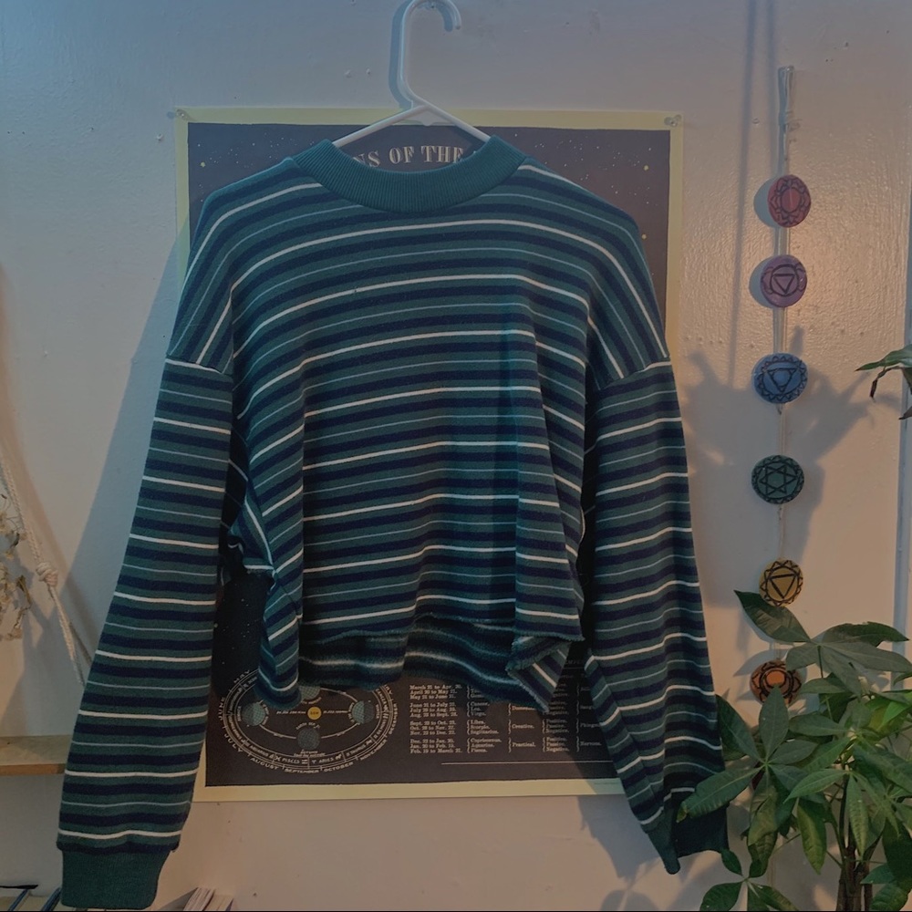 Striped American Eagle Top